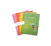 Calligraphe 551C - Un lot de 25 cahiers de Dessin (gamme 7000 de Clairefontaine) 16 Pages 17x22 cm 90g unies blanches, couverture Carte Offset, Couleurs assorties