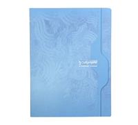 Calligraphe 7495C Lot de 10 Cahiers Agrafés (une Marque de Clairefontaine) - 24x32 cm - 96 Pages Petits Carreaux - Papier Blanc 70 g - Couverture Carte Recyclée Vernie - Couleurs Aléatoires