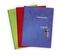 Calligraphe 7555C - Set of 5 Drawing Book - 24x32 cm - 96 Plain White p