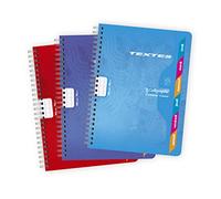 Calligrapher 1056C A Spiral Text Notebook (a Clairefontaine Mark) - 17x22cm - 148 Seyes Ruled Pages - 70g Paper - Recycled Varnished Card Cover - Random Colour