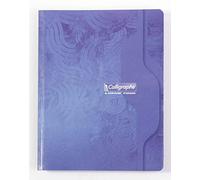 Calligrapher 207C Set of 5 Booklets Brochures Canvas (a Clairefontaine Brand) - 17x22 cm - 288 Seyes Tricolore Pages - White Paper 70 g - Varnished Recycled Card Cover - Random Colours