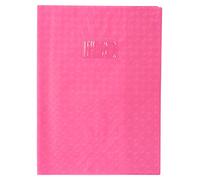 Calligrapher 72219C - Diamond Notebook Protector Grain Rose - Dimensions: A4 21x29,7 cm - 18/100 with Label Holder - Opaque PVC - Manufactured in France