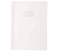 Calligrapher 72227C - White grain diamond notebook protector - Dimensions: A4 21x29,7 cm - 18/100 with label holder - opaque PVC - Manufactured in France