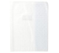 Calligrapher 72420C - A Notebook Protector with Clear Diamond Grain - Dimensions: 24x32cm - 18/100th with Label Holder - Opaque PVC - Manufactured in France