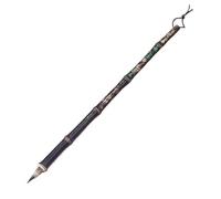 Calligraphy Brush with Purple Handle, High-Resilience Tip Small Script for Scripture Copying, Shouxin Style and Detailing