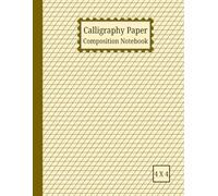 Calligraphy & Cursive Writing Practice Book: Wide 8.5 x 11 in | 120 Pages | 0.25 Inch Slanted Lines at 55° Tilt | Calligraphy Workbook for School & Home