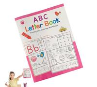Calligraphy Exercises, A4 Notebook with Writing Exercises for Children - Interactive Notebook for First Discoveries 3-6 Years Learning to Draw Letters for Home and School