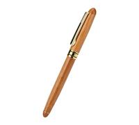 Calligraphy Fountain Art Pen Broad Stub Chisel Nib Writing Gothic Arabic Italic for Calligraphy Writing with Bamboo Plywood Handle Piston Ink Reservoir 5 Nib Options 22g 1pc (Pen tip 0.7mm)