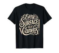 Calligraphy Hobbyist Every Flat Surface Practice Canvas T-Shirt
