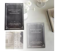 Calligraphy Practice Book Enhances Writing Skills and Creates Experiences for All Calligraphy Enthusiasts (Black, 21x14.7cm)