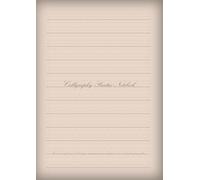 Calligraphy Practice Notebook A4 size (Large size) 200 pages, using groundwood paper, a low-carbon printing option