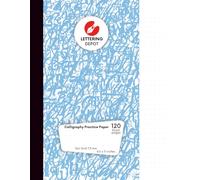 Calligraphy Practice Paper Dot Grid: Notepad for Modern Hand Lettering Sketch Artists or as Journal. 7.5mm separation 120 blank pages