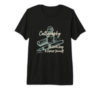 Calligraphy Saying The Write Way to Express Yourself Premium T-Shirt