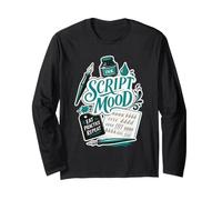 Calligraphy Script Lettering Practice Long Sleeve T-Shirt