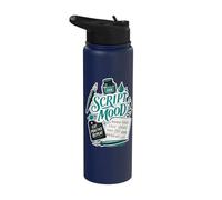 Calligraphy Script Lettering Practice Stainless Steel Insulated Water Bottle