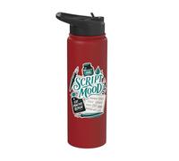 Calligraphy Script Lettering Practice Stainless Steel Insulated Water Bottle