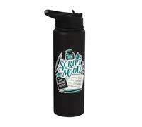 Calligraphy Script Lettering Practice Stainless Steel Insulated Water Bottle