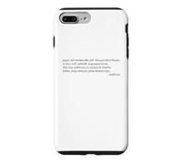 Callinus - Ancient Greek Language Martial Elegy Lyric Poetry Case for iPhone 7 Plus/8 Plus