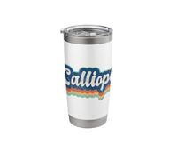 Calliope First Name Girl Vintage Style 70s 80s Personalized Stainless Steel Insulated Tumbler