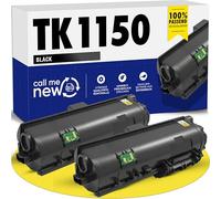 callmenew TK-1150 Toner - Compatible with Kyocera Toner TK-1150 Replacement (Black, 3000 Pages) - Smart Chip, Replaces Ecosys P2235dn - Pack of 2