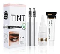 Callmynm Professional Black Eyelash Colouring Kit for Eyelashes and Eyebrows Natural Ingredients Long Life Safe and Easy to Use 7ml (Black)