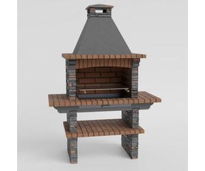 Callow 421D Mediterrani Slate Charcoal Masonry Bbq