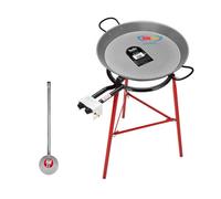 Callow Original Paella K08 Paella Cooking Set With 60Cm Polished Steel Paella Pan