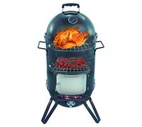 Premium Charcoal Smoker BBQ Grill with Hanging Rack, Hooks, Grill and Weather Proof Cover