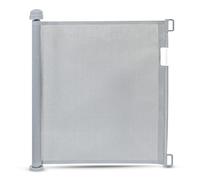 Callowesse Air2 Extra Wide Retractable Safety Stair Gate for Baby or Dog | Soft Non-Toxic Mesh with One Hand Operation for Indoor, Outdoor Doorways and Hallways (0 to 160cm) - Grey 2 Pack