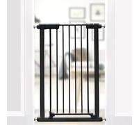 Callowesse Kuvasz Tall & Narrow Child and Pet Gate 96cm High, Fits Openings of 66-73cm. Pressure Fitted No Screws for Doorways, Stairs and Hallways. Extensions Available. Black