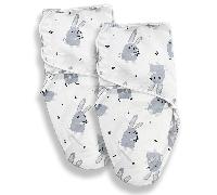 Callowesse Newborn Baby Swaddle - 0-3 Months - Bunny Buddies