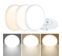 Callsky 12'' LED Ceiling Light，LED Flush Mount Panel Ceiling Light，28W Round Slim Mounted Ceiling Lights Wall Light Fixture，3 Color Optional，for Closet，Living Room，Kitchen, Hallway，Lighting Daylight