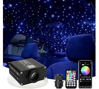 Callsky 16W Twinkle & Sound Ceiling Star Light - 600pcs Fiber Optic Strands 16.4ft With Music, APP & Remote Control for Sky Decoration