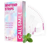 CALLSMILE Teeth Whitening Strips - 14 Treatments Enamel Safe, Professional Teeth Whitening with Non-Slip Dry Strip Technology, Deep Stains Removal, No Sensitivity, Mint (28 Strips)