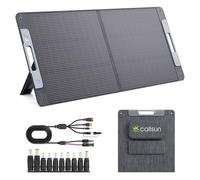 Callsun 110 W 19.8 V Foldable Solar Panel, N-Type 16BB Portable Monocrystalline Solar Panels, USB-A (3.0) & USB-C Outputs, IP67 Waterproof, Solar Charger Kit for Portable Power Station, Camping