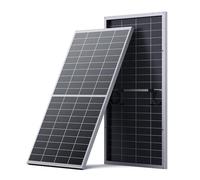 Callsun N-Type 16BB 200W Bifacial Solar Panel, 12V 200W Solar Panel, 25% High Efficiency, Parallel Dual Module Anti-Shade Design, for RV Van Roof, Station