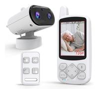 CallToU Elderly Monitor with Camera and Audio, 2-Way Talk Baby Monitors for Elderly No Wi-Fi Video Monitor for Elderly,Call Button for Elderly Home/Nursing Home Use | for Seniors, Dementia Patients