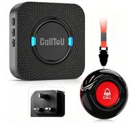 CallToU Personal Alarms for Elderly Wireless Caregiver Pager with Call Bell