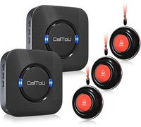 CallToU Personal Alarms for Elderly Wireless Caregiver Pager with Call Bell