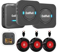 CallToU Personal Alarms for Elderly with Portable & Plug-In Caregiver Pager