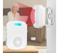 CallToU Portable Motion Sensor Alarm Indoor,Bed Alarms for Elderly,1 Sensor | Motion Detector Alarm with 5 Volume Levels, Silent/Vibration Alerts, 500FT Range, Fall Alarm for Home Hospital Care
