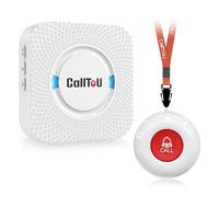 CallToU Wireless Personal Alarm for Elderly 1UK Receiver 1Waterproof Button