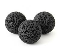 Callus Ball for Hand, 3 Pcs Moon Grip Callus Ball - 4cm Natural Volcanic Rock Balls, Essential Oil Diffusing & Foot Massage, OPP Packaged