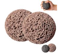 Callus Ball For Hand, Hand Grip Strengthener, Moon Rock Texture Ball Callus Rock, Grip Trainer For Hands (RED*2,5 cm/1.97 in)