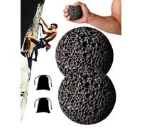 Callus Ball For Hand, Moon Grip Ball Callus Rock, Natural Volcanic Rock Grip Trainer, Skin Conditioning & Callus Building, Anti-Sweat Hand Strengthener For Climbing Weightlifting Fidget Training (2pc)
