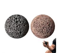 Callus Ball for Hand, Moon Grip Rock Hand Skin Conditioner with Smooth Porous Texture,Non-Abrasive Grip Strength Trainer for Climbers Gym Bag Essentials for Weightlifting and Strength Training (2pcs)