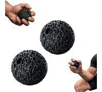 Callus Ball for Hand, Textured Volcanic Rock Grip Strength Trainer Ball for Callus Building, Ideal for Rock Climbing, Weightlifting, and Gym Training (2pc, large)