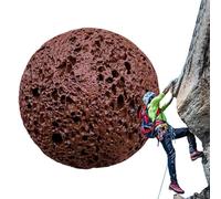 Callus Ball for the Hand - Grip Strength Trainer Ball | Crescent-Shaped Hand Training Device for Climbing & Strength Sports, Ergonomic Forearm Trainer for Gym, Office & Home, Black/Reddish Brown