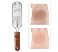 Callus File - Portable Non-slip Metal Handle Foot File - Callus Remover | For Hard Skin Dead Cracked Heels Dry And Wet Heels Home Apartment Travel Hotel