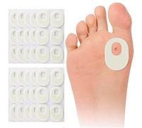 Callus Pads, 60 PCS Self Adhesive Corn Callus Remover Cushions Pads, Soft Felt Foot Corn Rings Toe Anti-wear Stickers, Corn Callous Blisters Protectors Pads, Pain Relief for Feet, Toes, Heel (Oval)